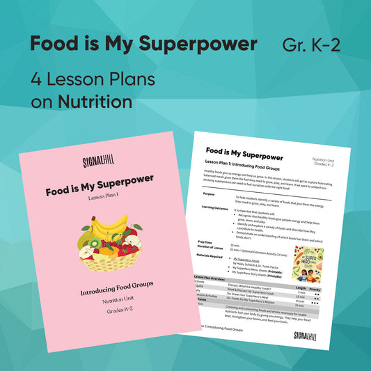 Food is My Superpower - Lesson Plan Bundle (4 Lesson Plans)