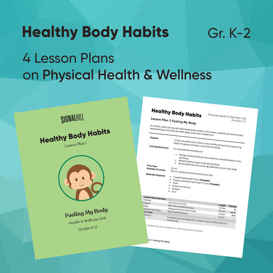 Healthy Body Habits - Lesson Plan Bundle (4 Lesson Plans)