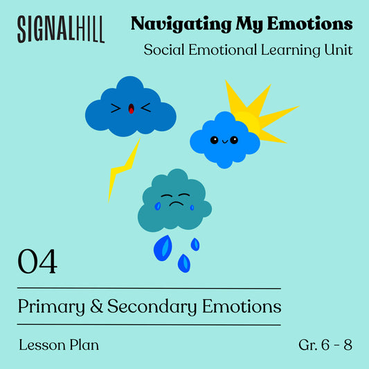 Lesson Plan 4: Primary & Secondary Emotions
